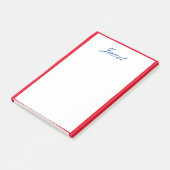 赤縁どいエッジ名Blue White ポストイット (アングル)