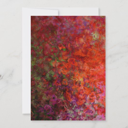 赤縁ど黒30歳の誕生日パーティー 招待状 (裏面)