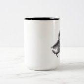 赤羽のフクロウ ツートーンマグカップ (中央)