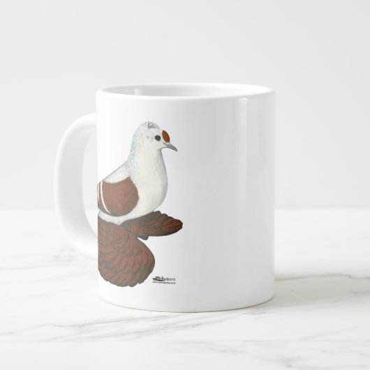 赤羽ハト ジャンボコーヒーマグカップ (正面左)