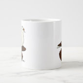 赤羽ハト ジャンボコーヒーマグカップ (正面)
