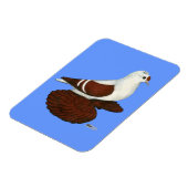 赤羽ハト マグネット (左側)