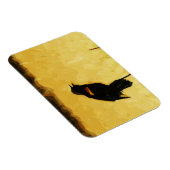 赤翼の黒鳥の歌う抽象芸術 マグネット (右側)