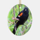 赤翼ブラックバードオーナメント セラミックオーナメント (右)