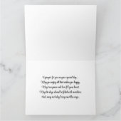 赤翼ブラックバード – 誕生日カード カード (内部)