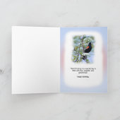 赤翼黒鳥誕生日カード カード (内部)