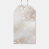 赤考えお祝いの命の蝋燭 ギフトタグ (裏面)