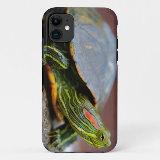 赤耳付つきのスライダーの側面図 Case-Mate iPhoneケース (裏面)