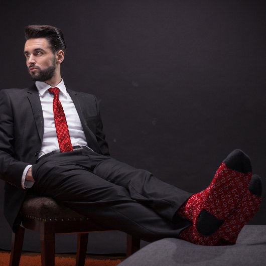 赤聴診器 ネクタイ