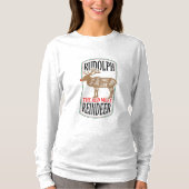 赤肉トナカイのルドルフ Tシャツ (正面)
