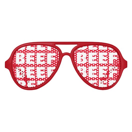 赤肉強食パーティーサングラス アビエーターサングラス (正面)