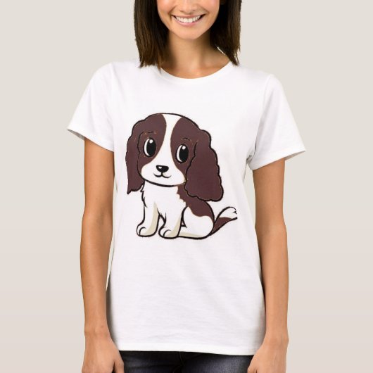 赤肝白の漫画 Tシャツ (正面)
