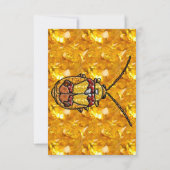 赤肩甲虫RSVP 出欠カード (裏面)