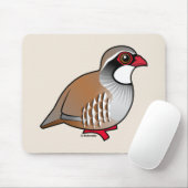 赤脚のヤマウズラ マウスパッド (マウス)