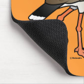 赤脚のSeriema マウスパッド (コーナー)