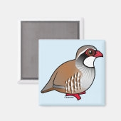 赤脚パトリッジ マグネット (正面/裏面)