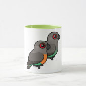 赤膨らまされたオウムの組 マグカップ (中央)