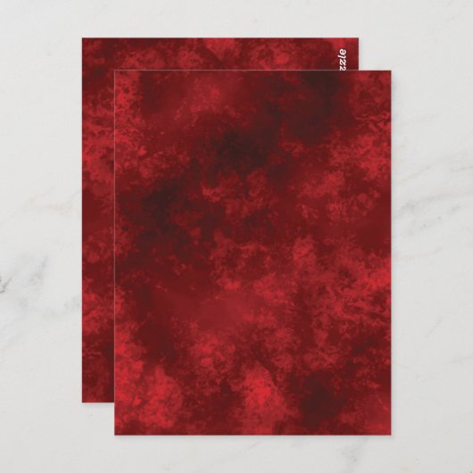 赤自分空白ののポストカードを作成 ポストカード (正面/裏面)