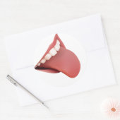 赤舌白歯 ラウンドシール (封筒)