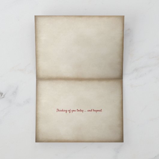 赤航海のいかり勇気付けられる カード (内部)