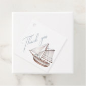 赤航海のちゃんシャワーありがとう好意ギフトラベル フェイバータグ (インサイチュ)