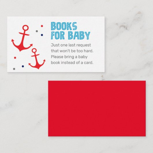 赤航海のちゃんシャワーゲームを持参 エンクロージャーカード (正面/裏面)