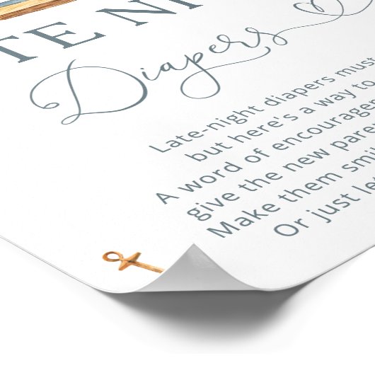 赤航海のちゃんシャワーゲーム深夜おむつ ポスター (角)