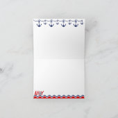 赤航海のちゃんシャワーサンキューカード サンキューカード (内部)