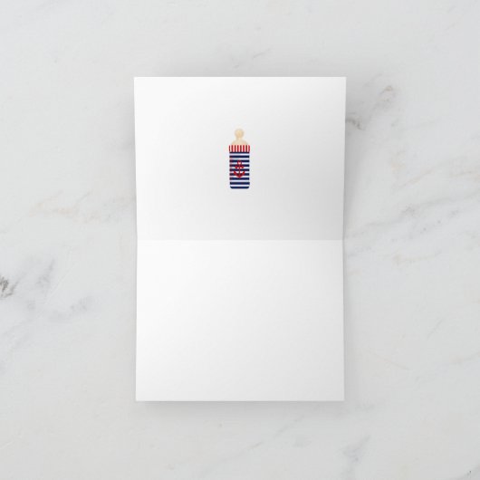 赤航海のちゃんシャワーサンキューカード サンキューカード (内部)