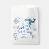 赤航海のちゃんシャワーネイビーブルーボーイ フェイバーバッグ (正面)