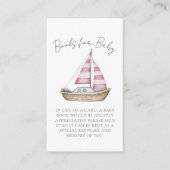 赤航海のちゃんシャワーベビー用ピンク本 エンクロージャーカード (正面)