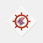 赤航海のちゃんシャワーペーパーナプキン スタンダードカクテルナプキン (角)