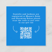 赤航海のちゃんシャワーボート赤い青のレジストリカード エンクロージャーカード (裏面)