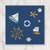 赤航海のちゃんシャワーメッセージカード フェイバータグ (裏面)