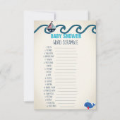 赤航海のちゃんシャワーワードスクランブルゲーム 招待状 (正面)