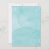 赤航海のちゃんシャワー多肉海軍ブルーラベンダー 招待状 (裏面)