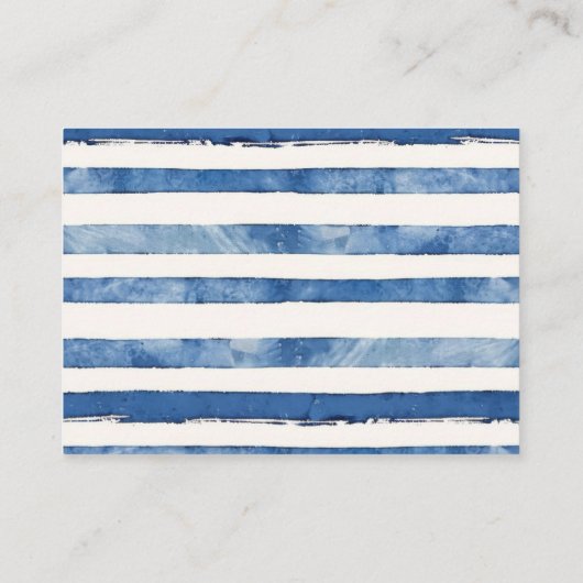 赤航海のちゃんシャワー海軍ブルーボーイズブックベビー エンクロージャーカード (裏面)