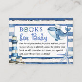 赤航海のちゃんシャワー海軍ブルーボーイズブックベビー エンクロージャーカード (正面)