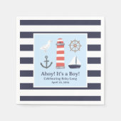 赤航海のちゃんシャワー用紙ナプキン スタンダードカクテルナプキン (正面)