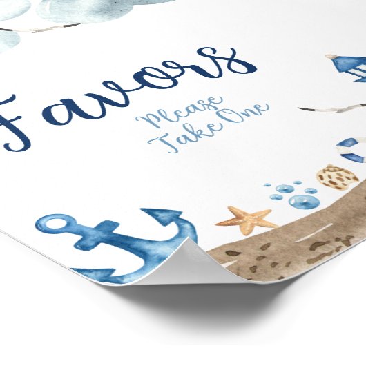 赤航海のちゃんシャワー ポスター (角)