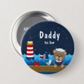 赤航海のと海軍のパパになる男の子 缶バッジ (正面&裏面)