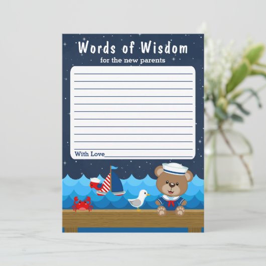 赤航海のと海軍の英知の言葉を持つ少年 招待状 (スタンド正面)