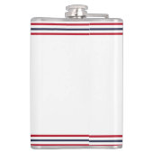 赤航海のモノグラムの紺の蟹 フラスク (裏面)