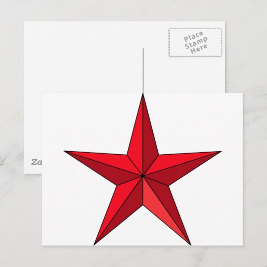 赤航海の星 ポストカード (正面/裏面)
