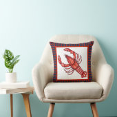 赤航海の海縁ど水色 クッション (椅子)