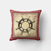 赤航海の装飾用クッション クッション (裏面)