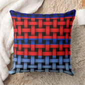 赤航海の青ピロー100%コットン20"正方形 クッション (ブランケット)