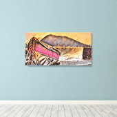 赤船 キャンバスプリント (インサイチュ (ウッドフロア))