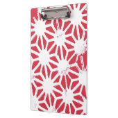 赤色の幾何学的パターン クリップボード (左)