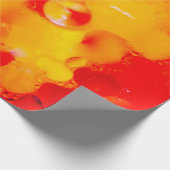 赤色の抽象化 ラッピングペーパー (角)